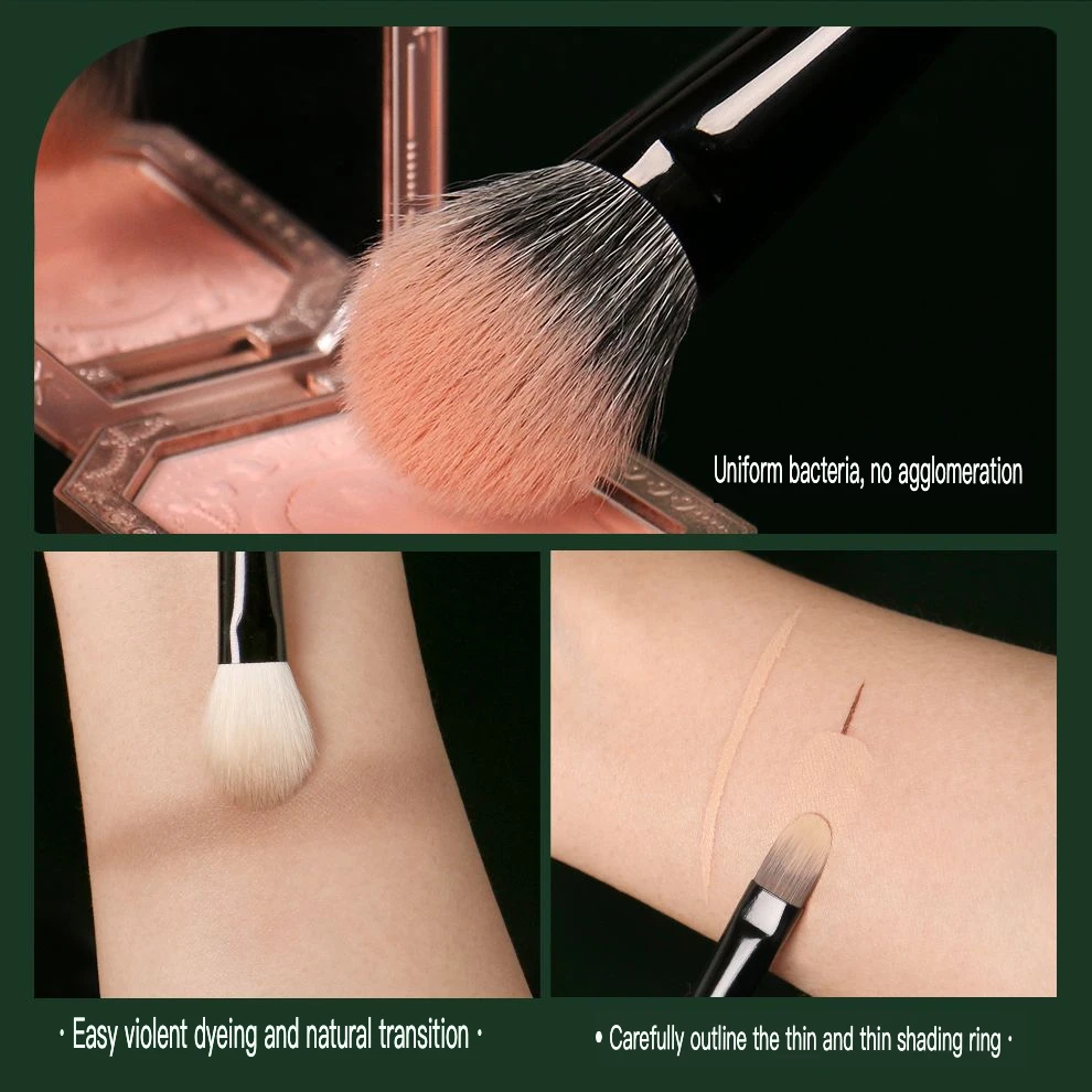 Cepillo combinado Phantom Series 6, actualización moderna antiedad, cepillo de maquillaje combinado portátil suave para principiantes