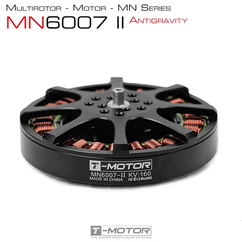 Brand T-MOTOR Antigravity 6007-II KV160/KV320 MN6007 V2 Brushless Motor  Ultrathin Design Lightest Weight for Multirotor & VTOL