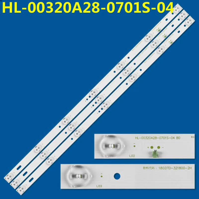 

Светодиодная лента 598 мм, 3 шт., 7 ламп для CX315DLEDM HL-00320A28-0701S-04 A3 D3 32LEM-1009/T2C 180. Φ 3218000 D--2H