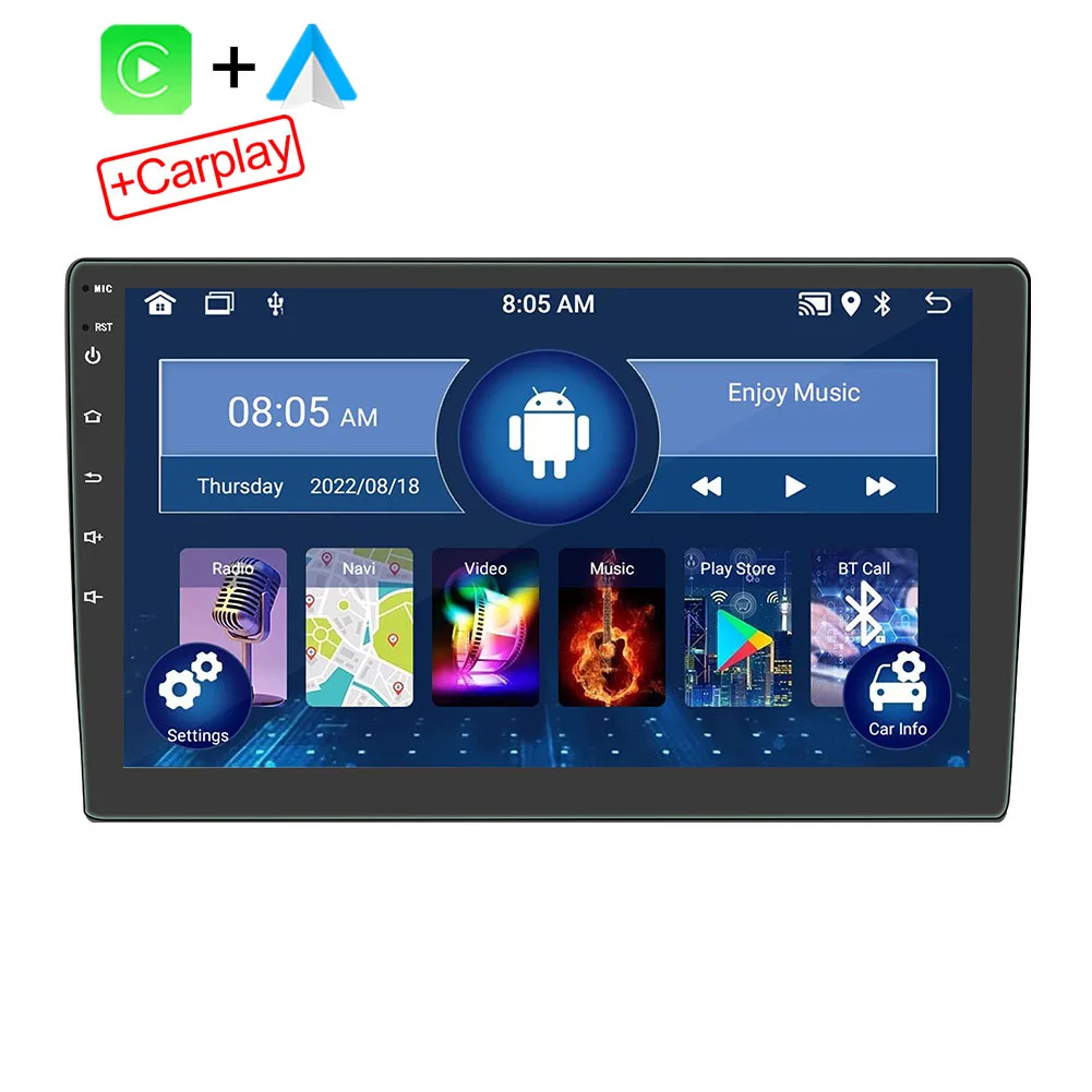 

Android 13 Car Radio Autoradio 2 Din 9 inches Car Stereo Wifi GPS Navigation Wireless CarPlay 2G+64G IPS Screen DSP RDS AM