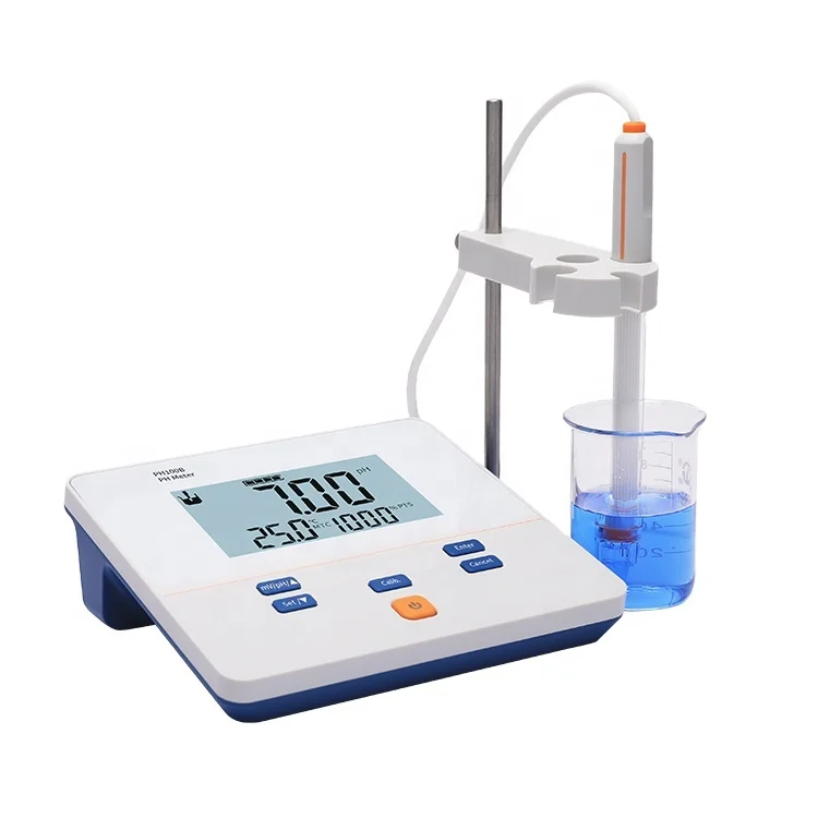 2026 PH100B Digital Water Liquid PH Metre Tester Manual Temperature Compensation Bench Top OEM & ODM Supported