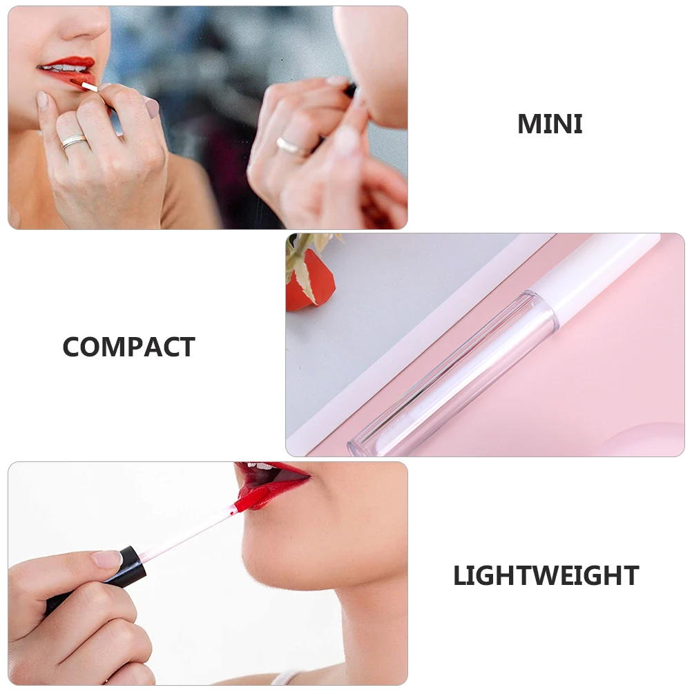 

30Pcs Lip Gloss Sub Tubes 2.5ml Refillable Mini Empty Lip Balm Bottles for Travel Portable Liquid Transfer DIY Beauty Container