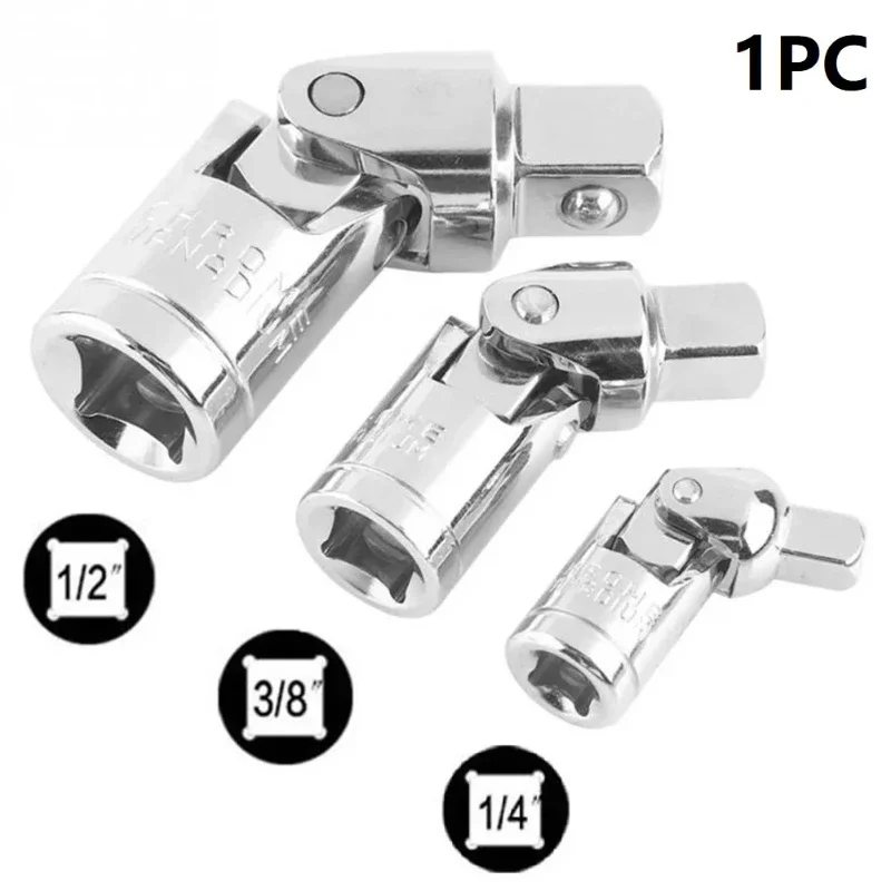 

Pneumatic-Ready Bendable Socket Wrench Adapter - Triple Drive Compatibility for Automotive Repair