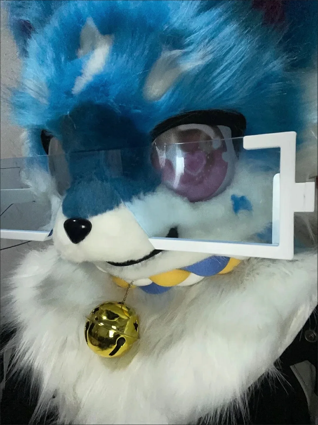 Fursuit Animal Wear Glasses Trendy Glasses for Kemono and Kigurumi Prop Furry Decoration Accessories Cosplay Goggles