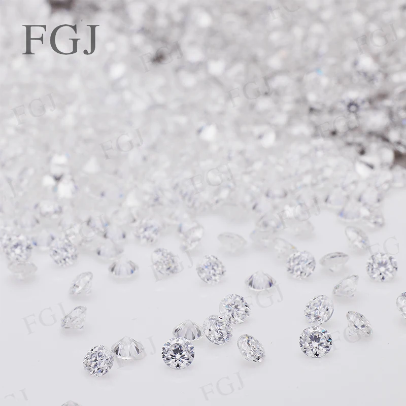 

Wholesale Price Melee Stone Top Quality Small Size Loose Moissanites Gemstone D Color VVS1 Lab Grown Diamond Beads Charms