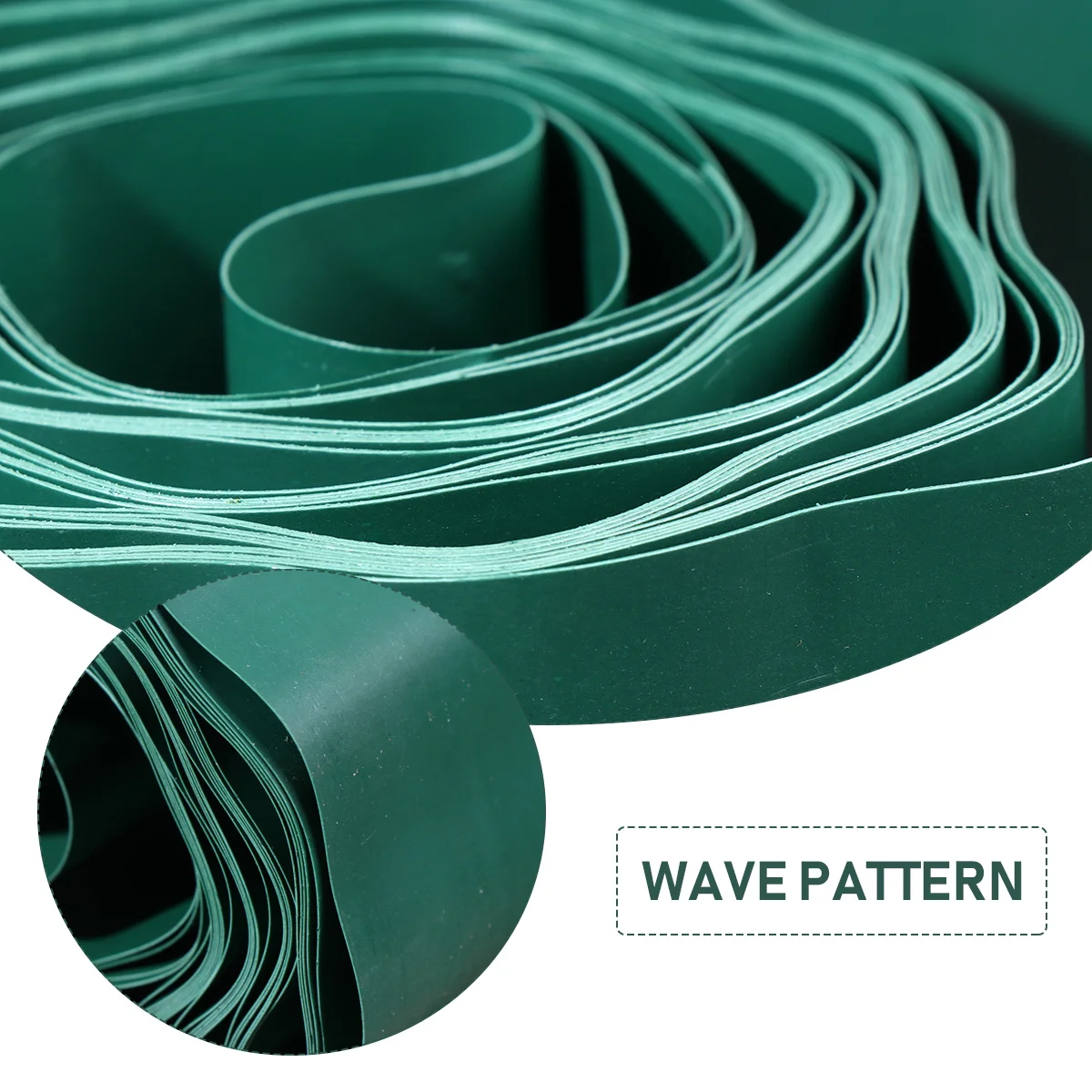 

1 Roll 9M Green Pp Plastic Landscape Edging Fence Durable Garden Border For Yard Mulch Rock Diy Terrain Divider