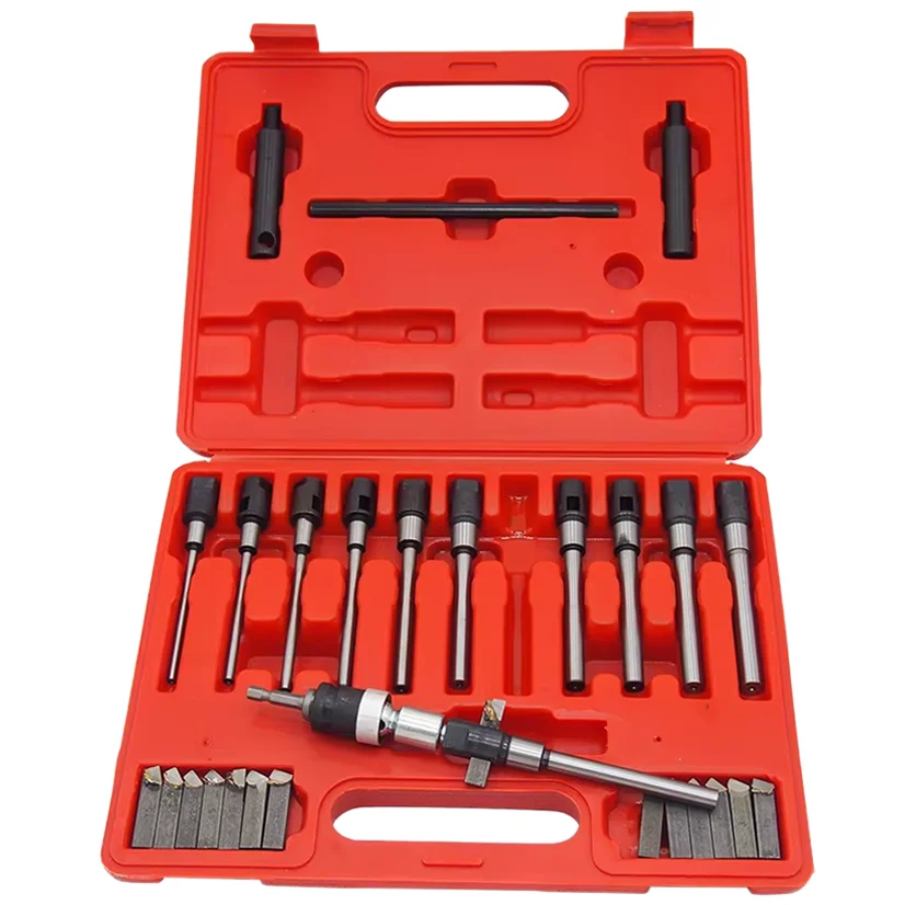 Motorcycle Repair Tool Set: Valve Seat Reamer & Cutter for Cars and Bikes – Precision Reaming