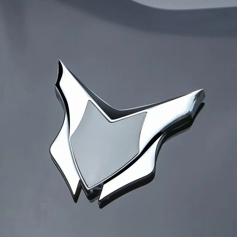 Custom 3D Stainless Steel Metal Side Sticker - Logo Decal for Car/Motorcycle/EV | Auto Mod Accessories