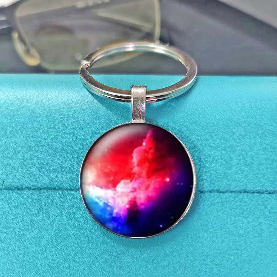 Popular Nebula Galaxy Keyring - New & Beautiful, Elegant Cosmic Art Accessory