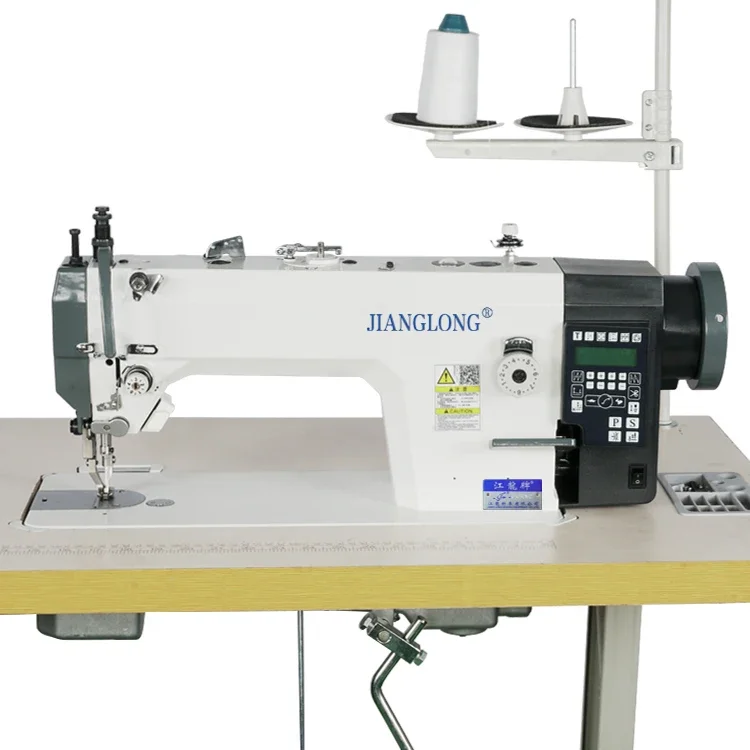 0303DFH Direct Drive Flat Bed Automatic Line Foot Flat Sewing Machine Double Transport Industrial