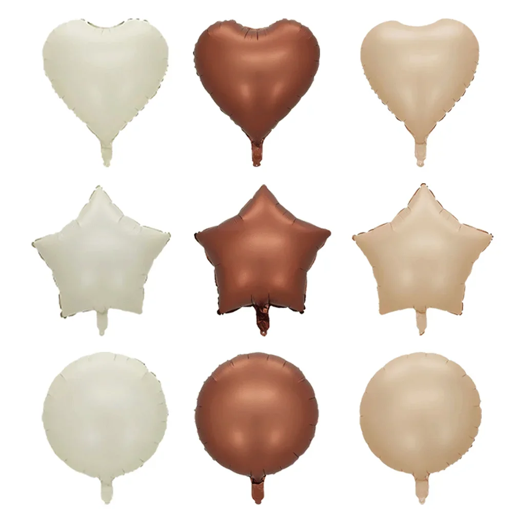 40 Zoll Beige Creme Karamell Schokoladenfarbener Retro-Zahlenballon 123456789 für Brautparty Geburtstagsfeier Hochzeitsdekoration – Detail 1