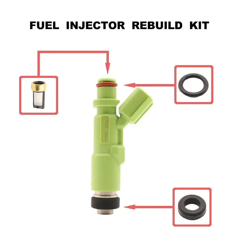

Fuel Injectors Seals O-Ring Repair for 23250-13030 Filters for Toyota T.U.V Townace Lite KR42 KR52 23250-13030 23209-13030