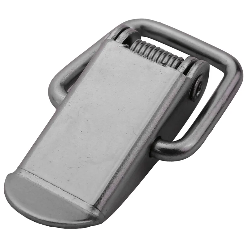 for ABBNs-80Pcs Cabinet Spring Loaded Iron Straight Loop Toggle Latch 45Mm Length