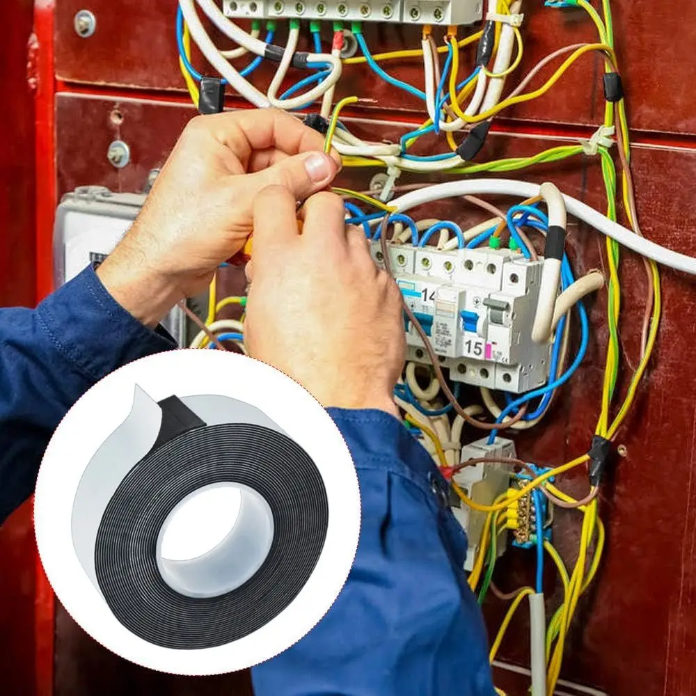 Durable Rubber Self-Amalgamating Tape Insulated Waterproof Weld Tape Self-bonding Rubber Tape Electrician