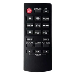 Remote Control Replaced for SYSTEM N2QAYB000984 Soundbar Remote Control Long Operation Distance Remote for Family Use