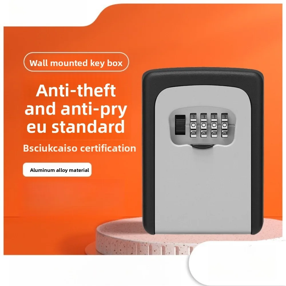 

Ящик для ключей с паролемБый замок с паролемПрочный ящик для хранения из алюминиевого сплава, устойчивый к атмосферным воздействиям, для использования в помещении и на открытом воздухе