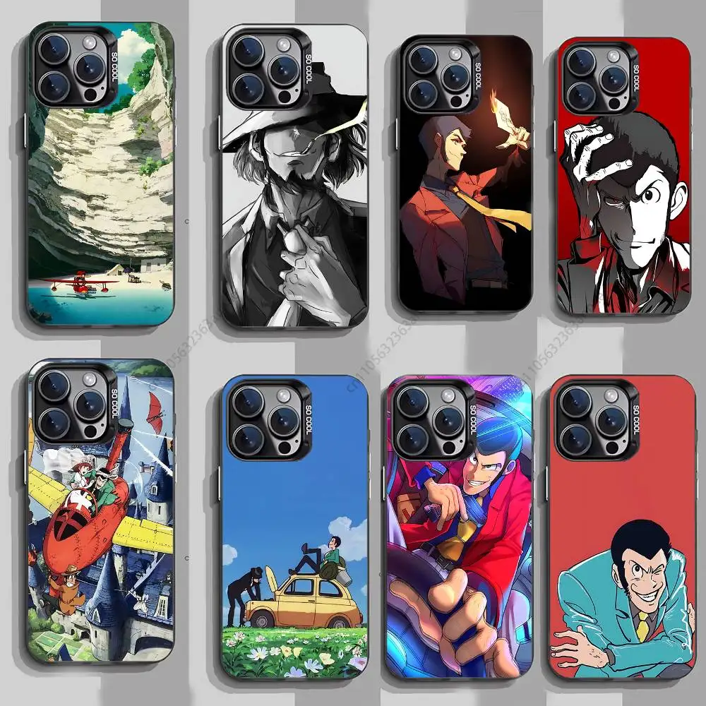 L-Lupin the Third Phone Case for iPhone18 17 15 16 Pro Max  Air SE 11 13 Pro 14 Plus 12 11Pro 15Pro Max 16e Cover