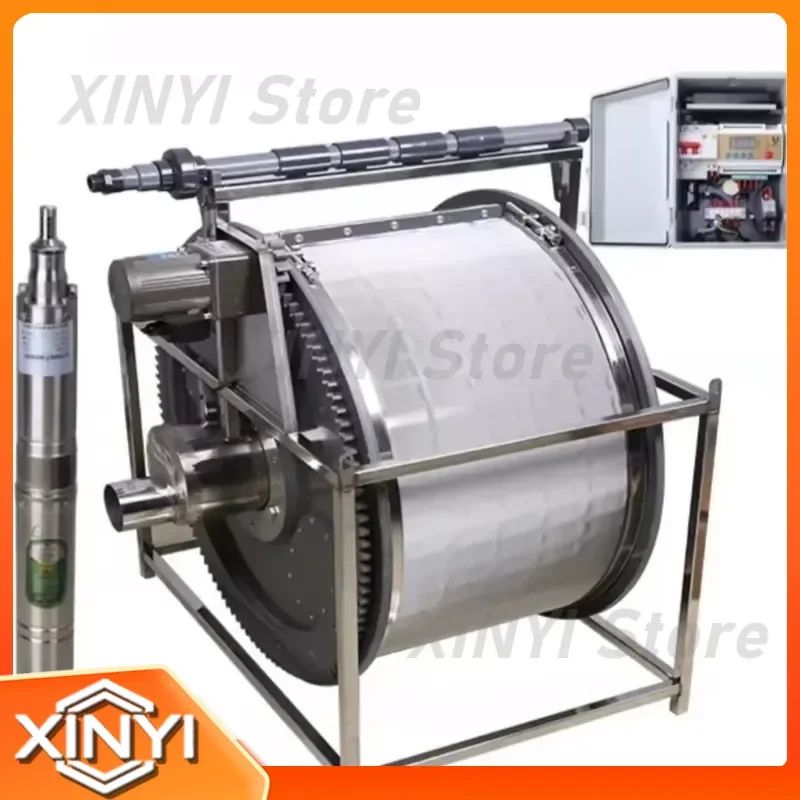 sinking micro-filter room Outdoor courtyard Koi fish pond Water circulation filtration Aquaculture fish stool separator