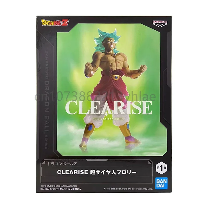 In Stock Bandai Banpresto Dragon Ball Z Series Clearise Super Saiyan Broly Figure Movable Collect Toy Festival Gift Boy Friend