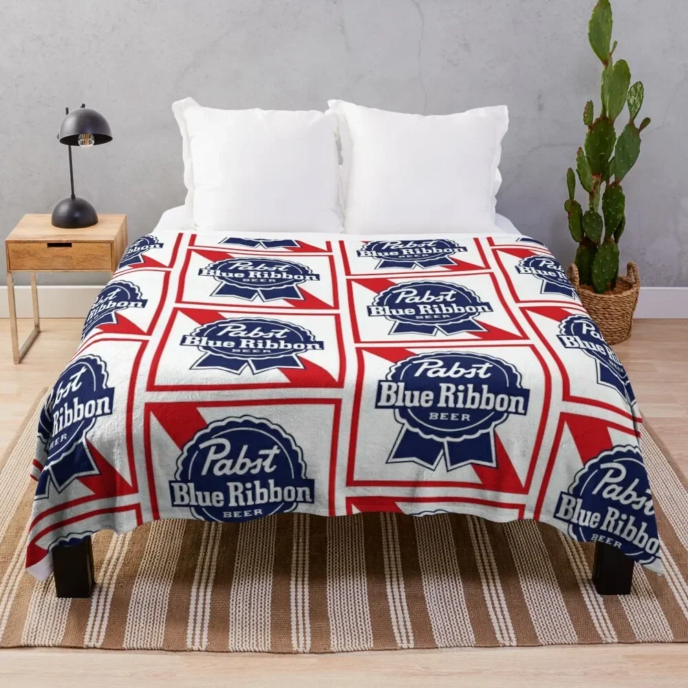 Pabst Throw Blanket Decorative Beds Fluffy Softs for winter Hair Blankets