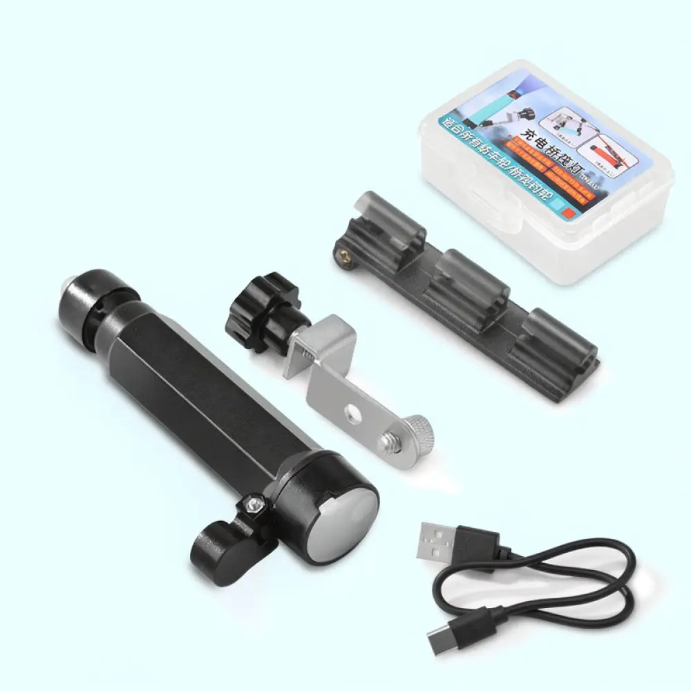 LED Night Fishing Tip Light Rechargeable Blue Light For Raft Bridge Angling Stable Brightness Professional Gear Tool
