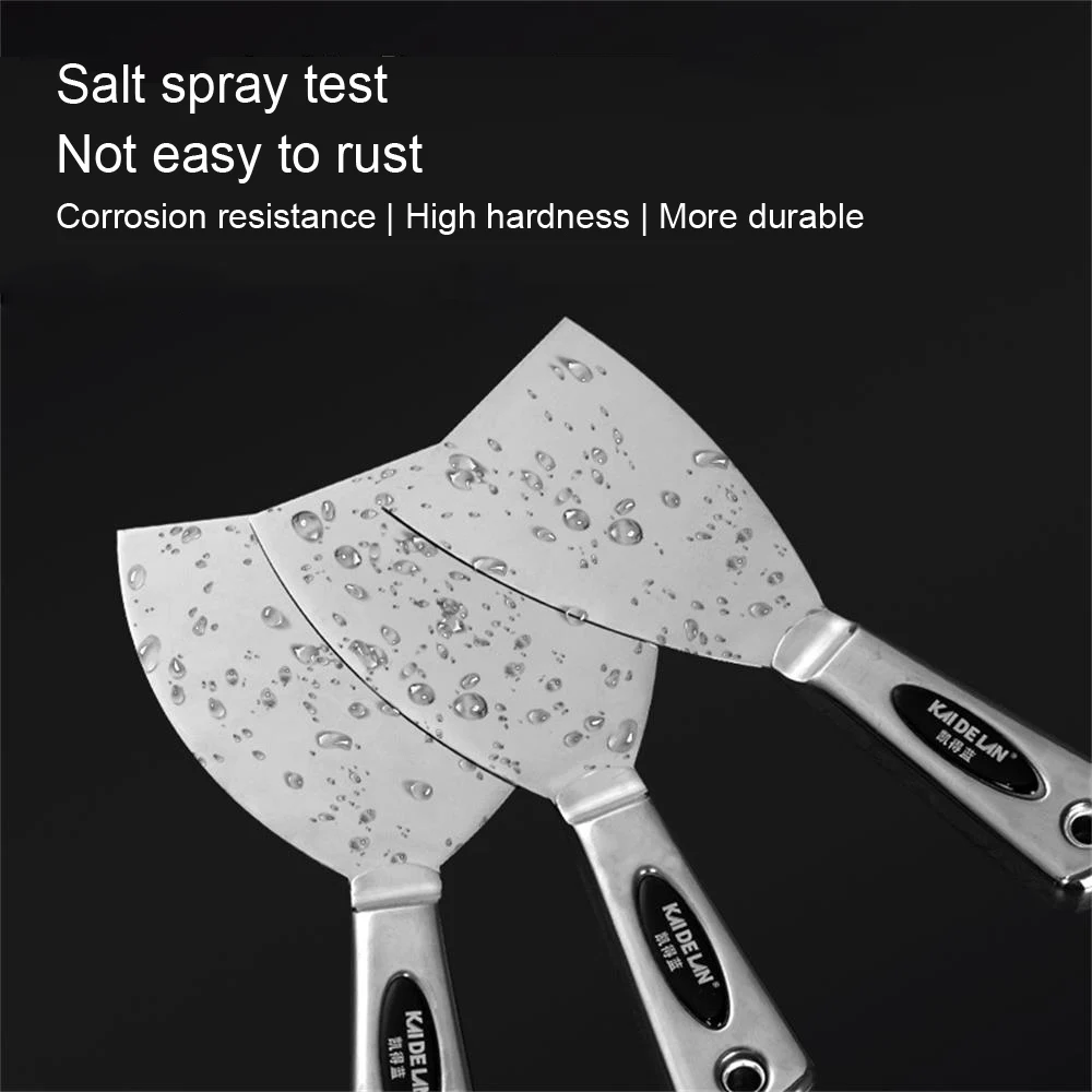 Stainless Steel Putty Knife Paint Tool Plaster Shovel Filling Spatula Wallpaper Paint Scraper Clean Spatula Construction Tool