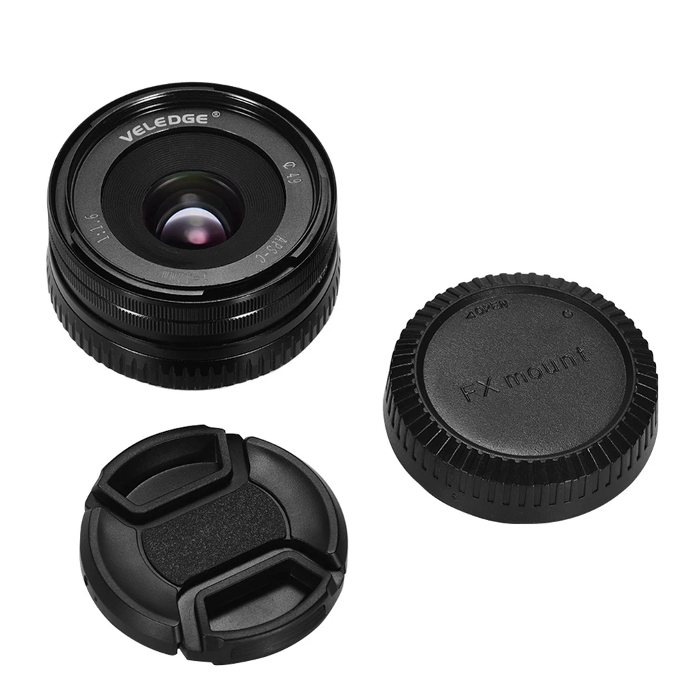 M05K VELEDGE 32MM F1.6 Manual Fixed Focus Lens for Fuji Micro-Single Camera X-T X-PRO X-E Series Camera Lenses