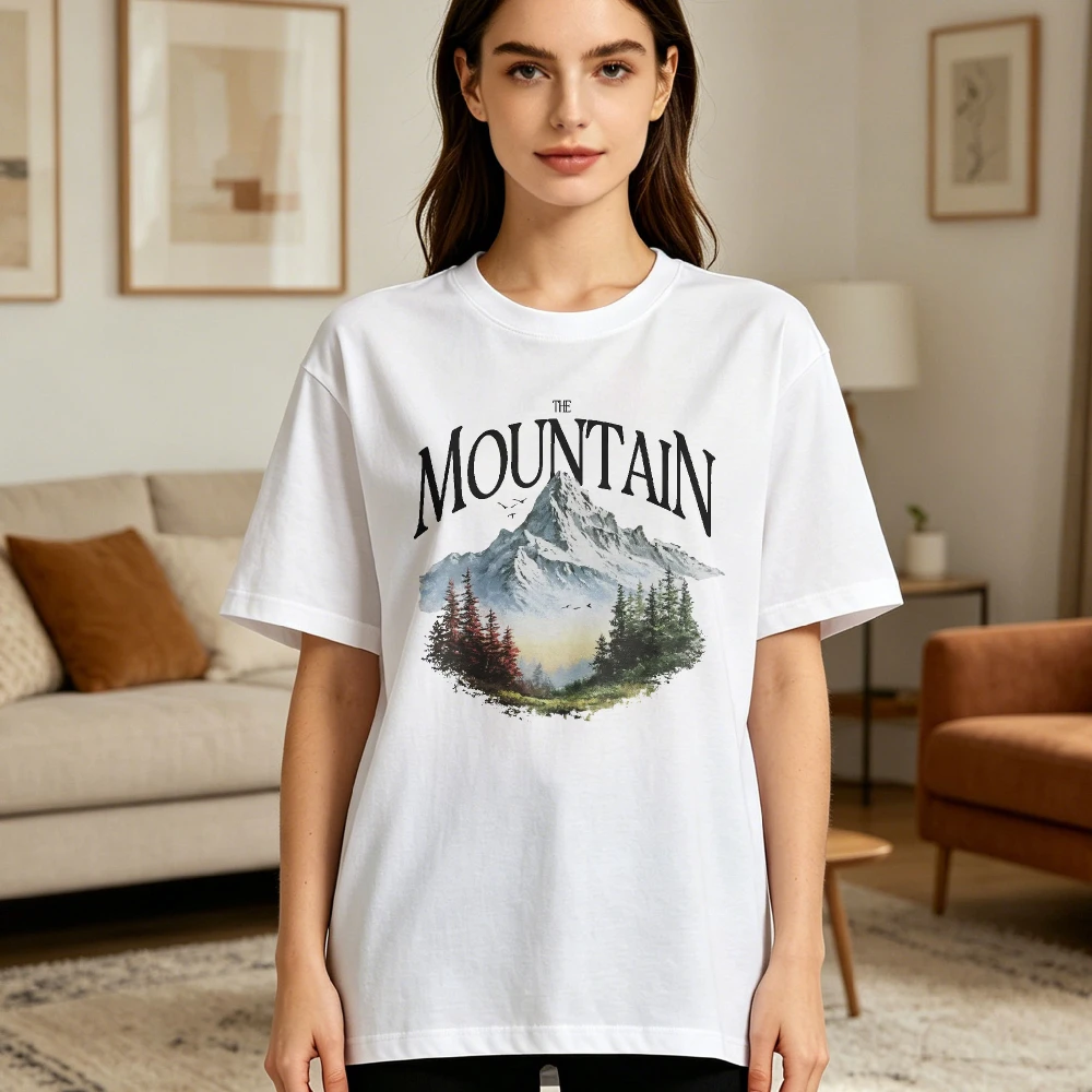 Camiseta con gráfico de montañ - Outdoor Adventure Enthusiast reseña y precio