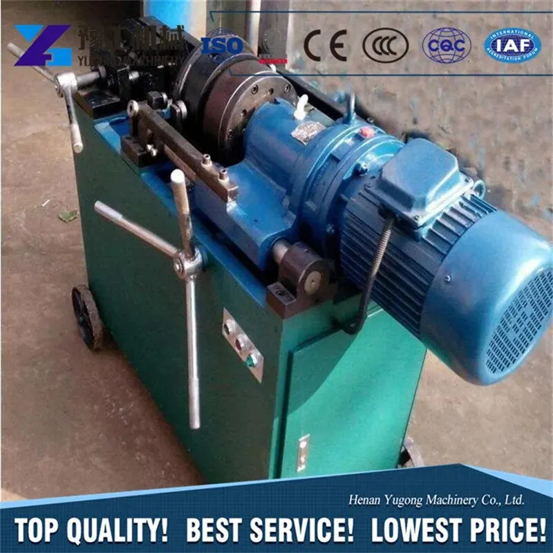 YG Top Quality High Speed 16-40mm Rebar Thread Rolling Machine For Building Construction