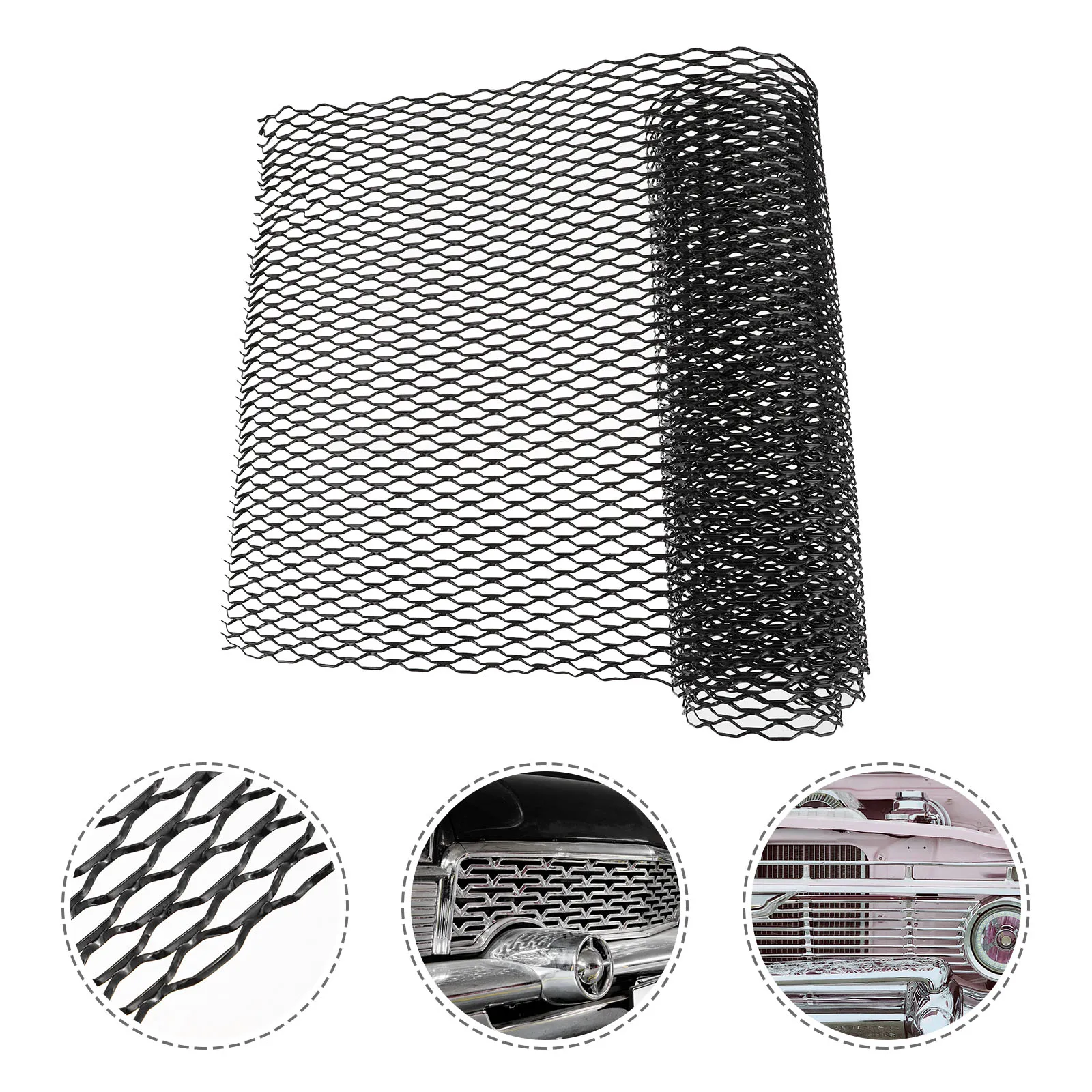 

Grill Mesh Car Bumper Replacement Guard Grille Front Cover Automotive Shield for