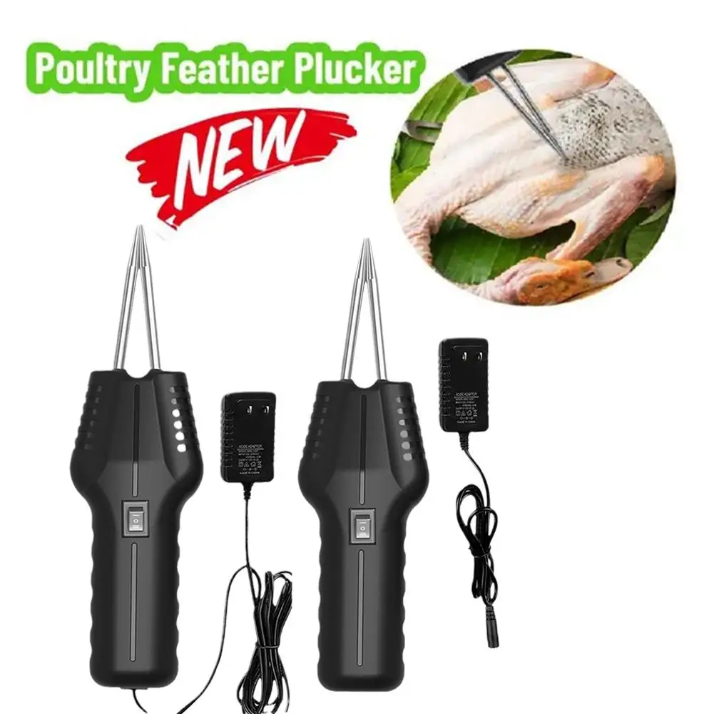 Desplumadora Eléctrica de 160W, Removedor de Plumas Manual para Aves de Corral, Máquina de Depilación Rápida para Pollos, Patos y Gansos, Alta Potencia