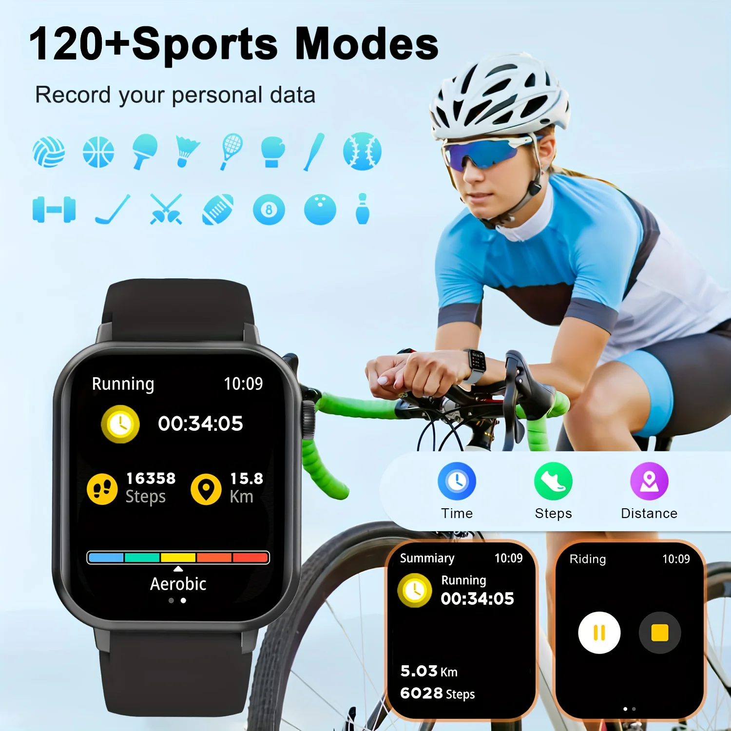 LAXASFIT Smartwatch da donna nuovo da 1,83 pollici IP68 impermeabile Bluetooth 5.3 Chiamate AI Assistente vocale Smartwatch fitness per uomo