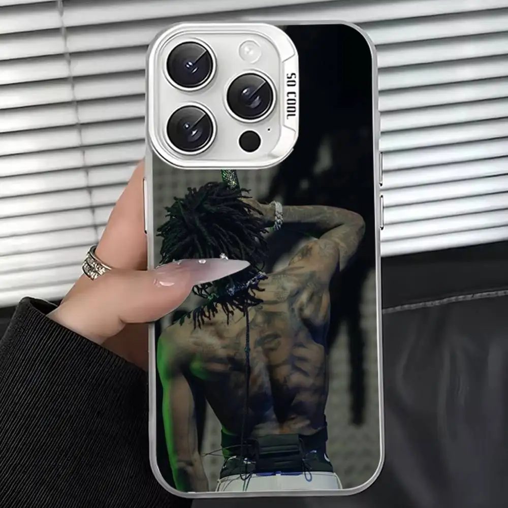 Y-YoungBoyS M-MASA لهاتف iPhone 15,16,17,11,13,12,14,Pro,SE4,Max,Plus,Air,Mini حافظة هاتف صلبة بيضاء مضادة للسقوط #6