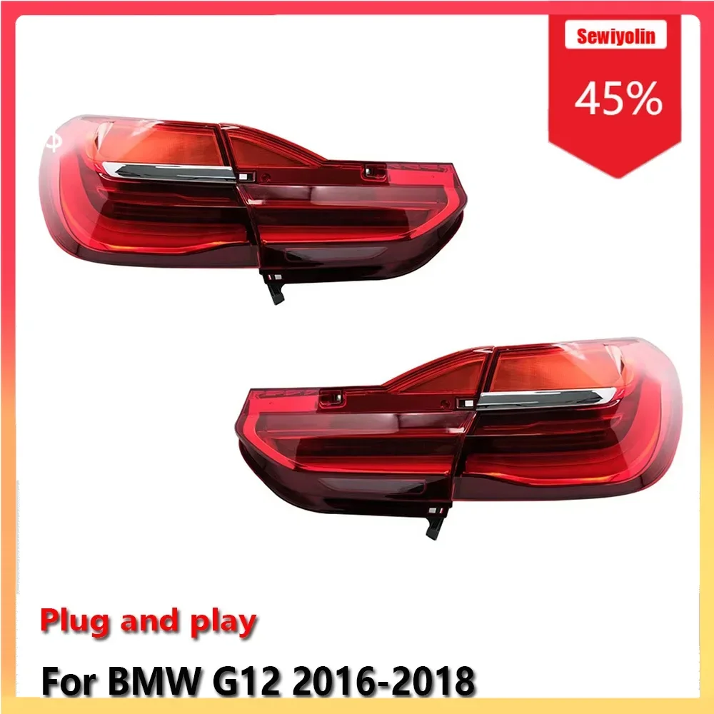 

Автомобильный светодиодный задний фонарь Accesorios Para Auto для BMW G12 2016-2018 Авто противотуманный DRL Тормозной указатель поворота Plug And Play