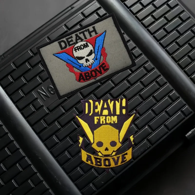 

Death from Above Starship Troopers Tactical Patch Airsoft Hook&Loop Patch Military Mobile Infantry Morale Badge Backpack Sticker