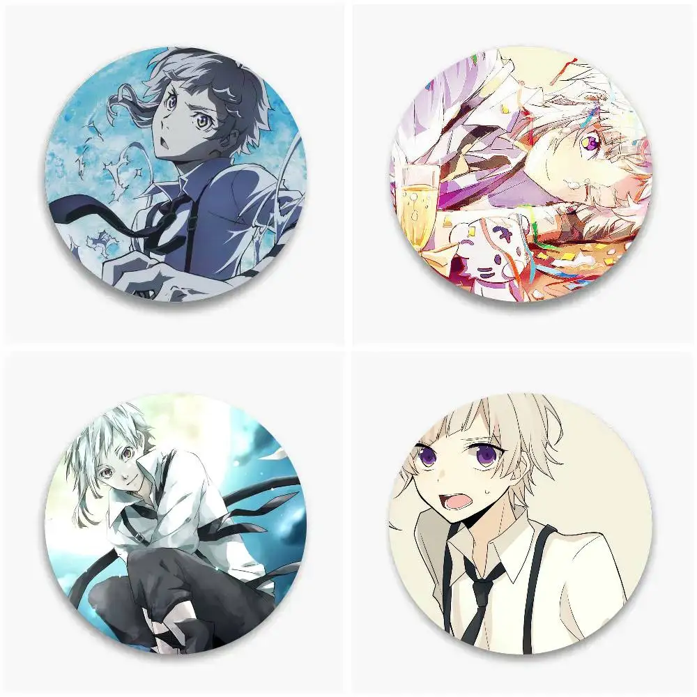 Nakajima Atsushi аниме S-Stray собаки значки булавка для одежды сумка аксессуары мультяшная брошь Sci-Fi значок ювелирное изделие подарок для детей друг