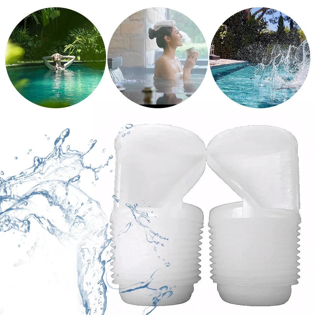 

2 шт. насадки-распылителей для бассейна, аэратор, фонтан, 3/4 дюйма, насадка для распыления воды для бассейнов и спа, специализированные комплектующие