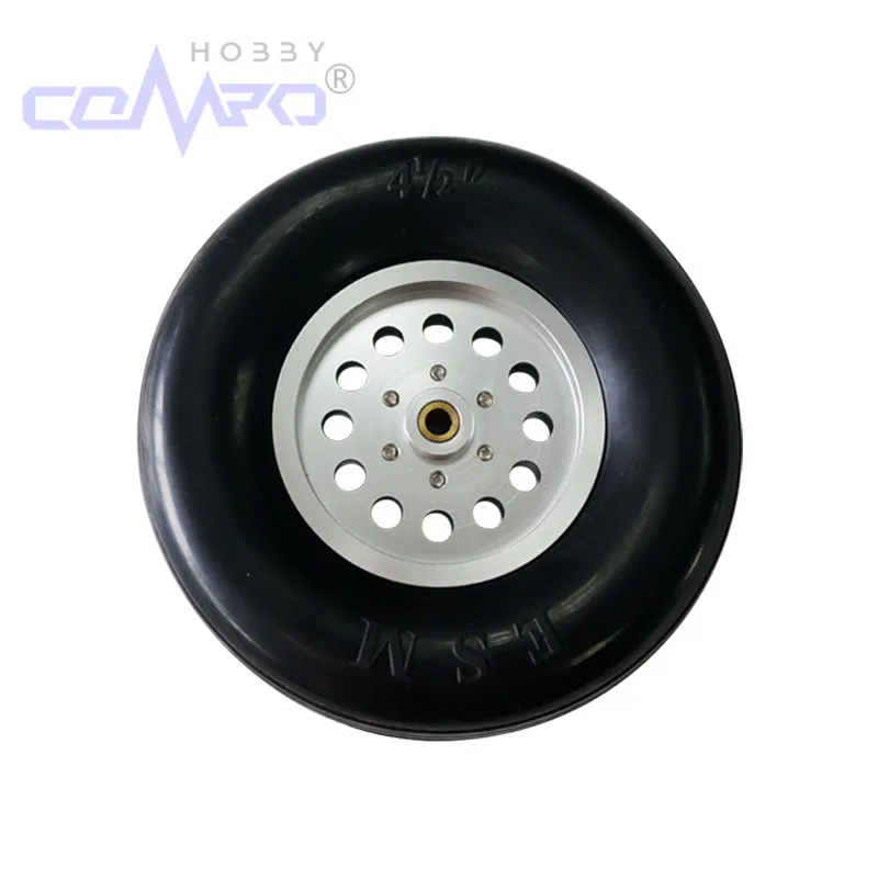 1 Pc moyeu en aluminium roue en caoutchouc roues de train d'atterrissage pneus pour aile fixe RC avion modèle avion accessoires de remplacement