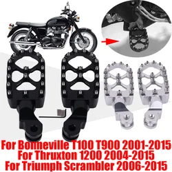 For Triumph Bonneville T100 T900 T 100 Trunxon 1200 Scrambler Motorcycle Accessories Front Footrests Foot Pegs Pedals Footpegs