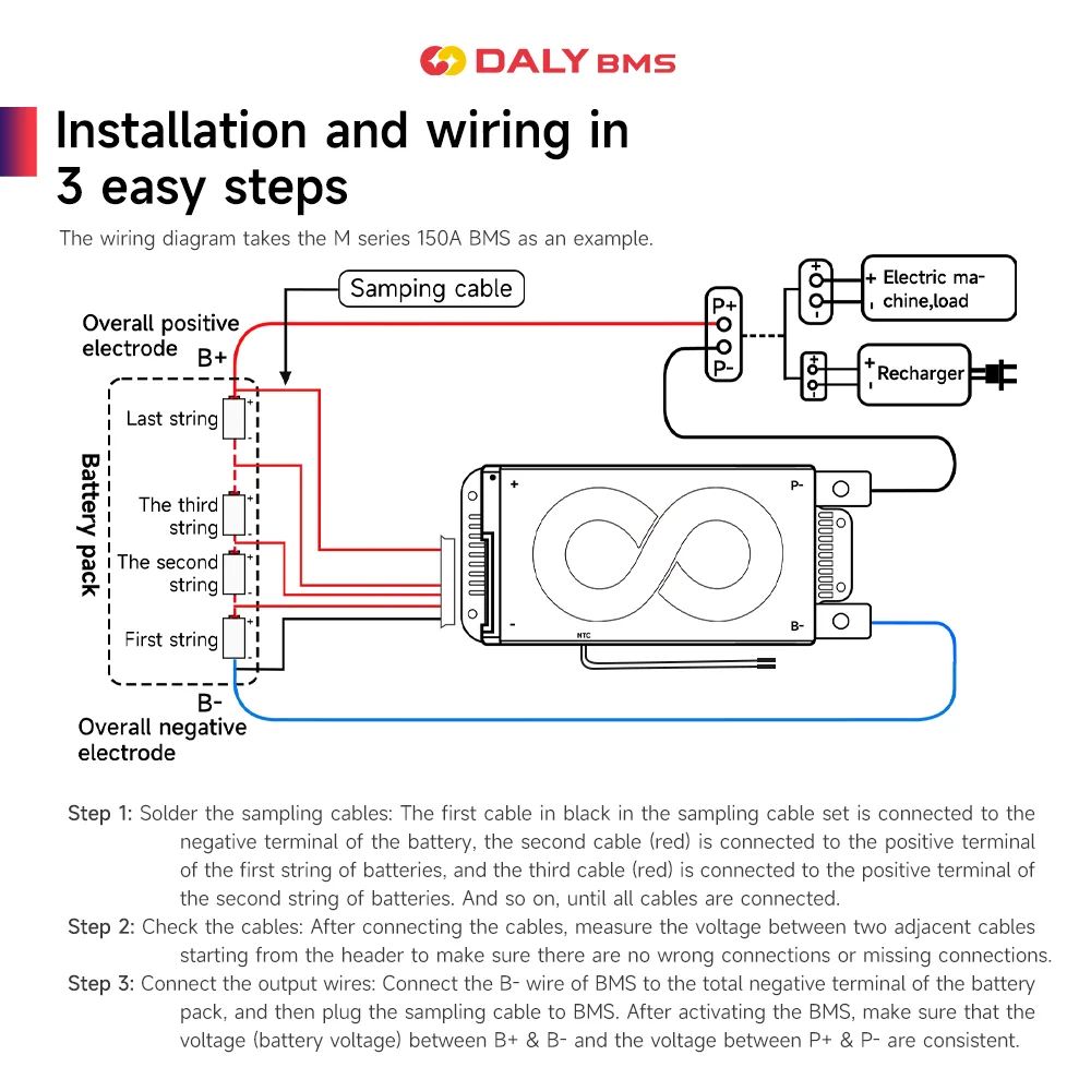 HIBMS 16s 48v LifePO4 bms 16S 60V 18650 с NTC 30A 40A 60A 80A 100A 200A 250A для инвертора хранения энергии Victron