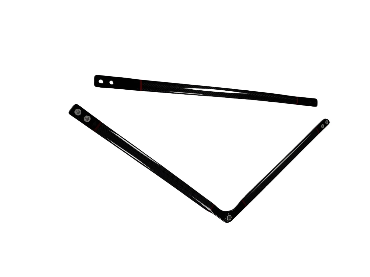 High Glossy Engine Balance Bar Dry Carbon Fiber Front Strut Brace For BMW G87 M2 G81 M3 Carbon Fiber Engine Tie Rod