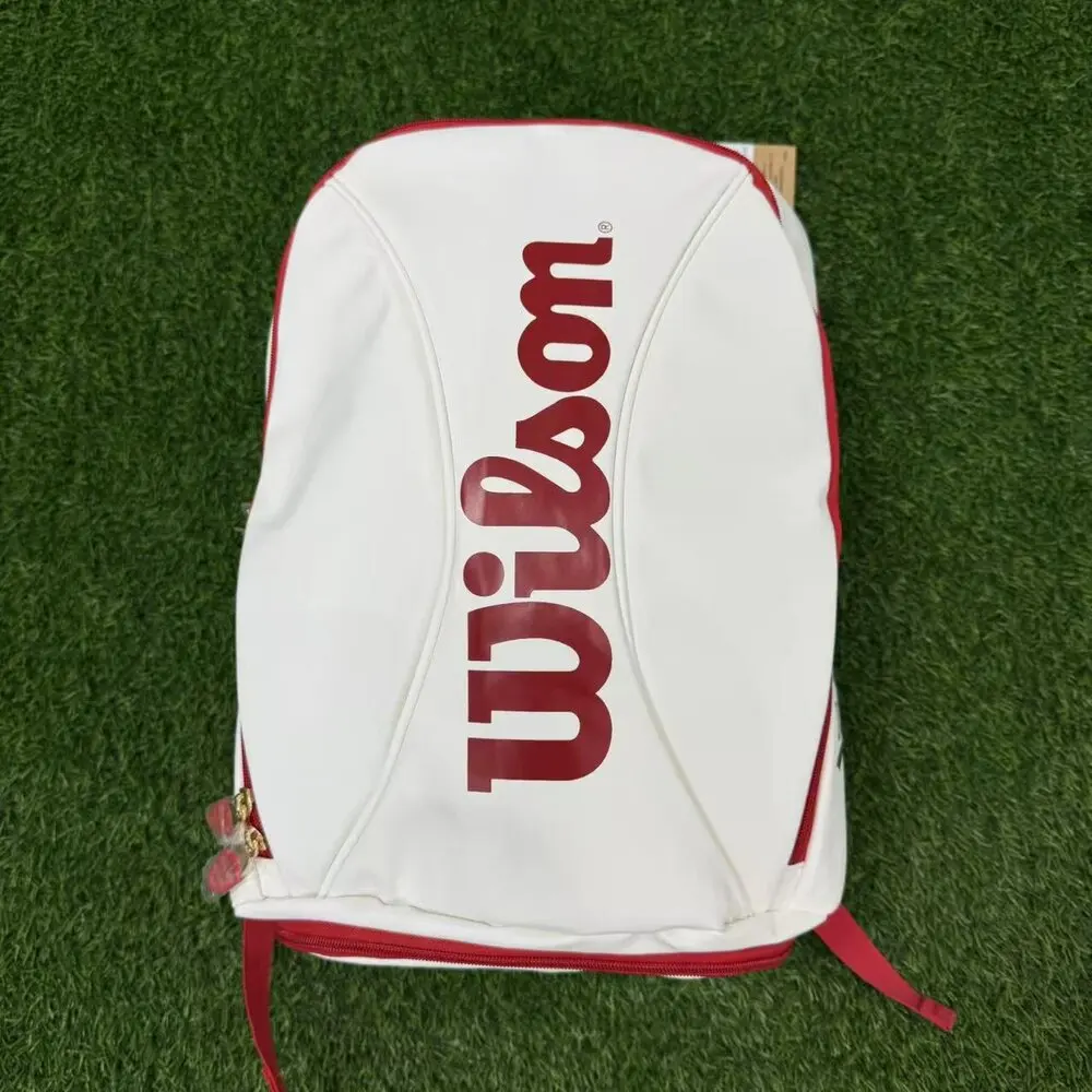 Wilson 100th Anniversary Tennis Backpack High-Capacity Holds 2Tennis Rackets Men Women Sports Backpack