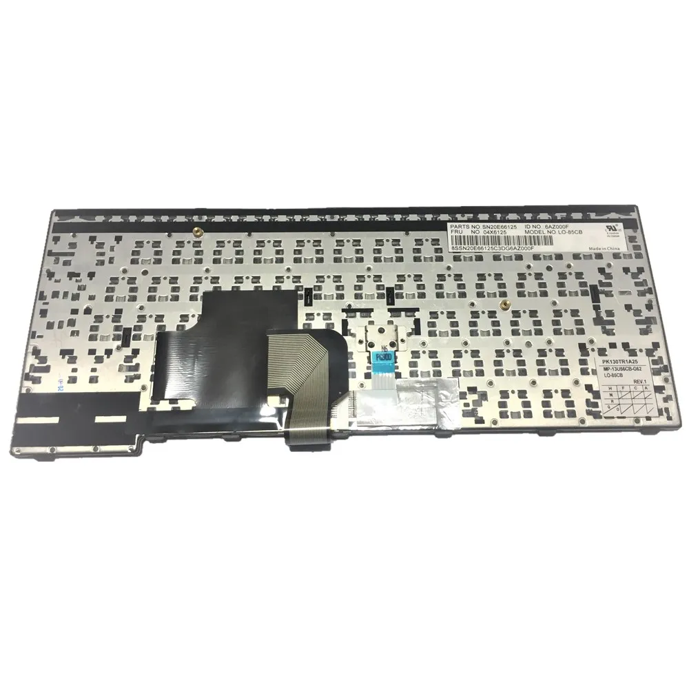 Laptop New for  LENOVO IBM E450 E455 E450C W450 E460 E465 SK CZ Keyboard 04X6125 Czech Slovak Klávesnice