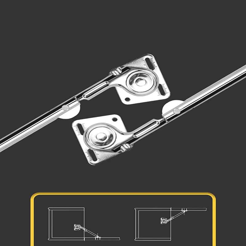 Hydraulic Pressure Support Rod Pair for up And down Flip Doors Cabinet Door Lifting Support Arm Kitchen Cabinet Door Support Bar