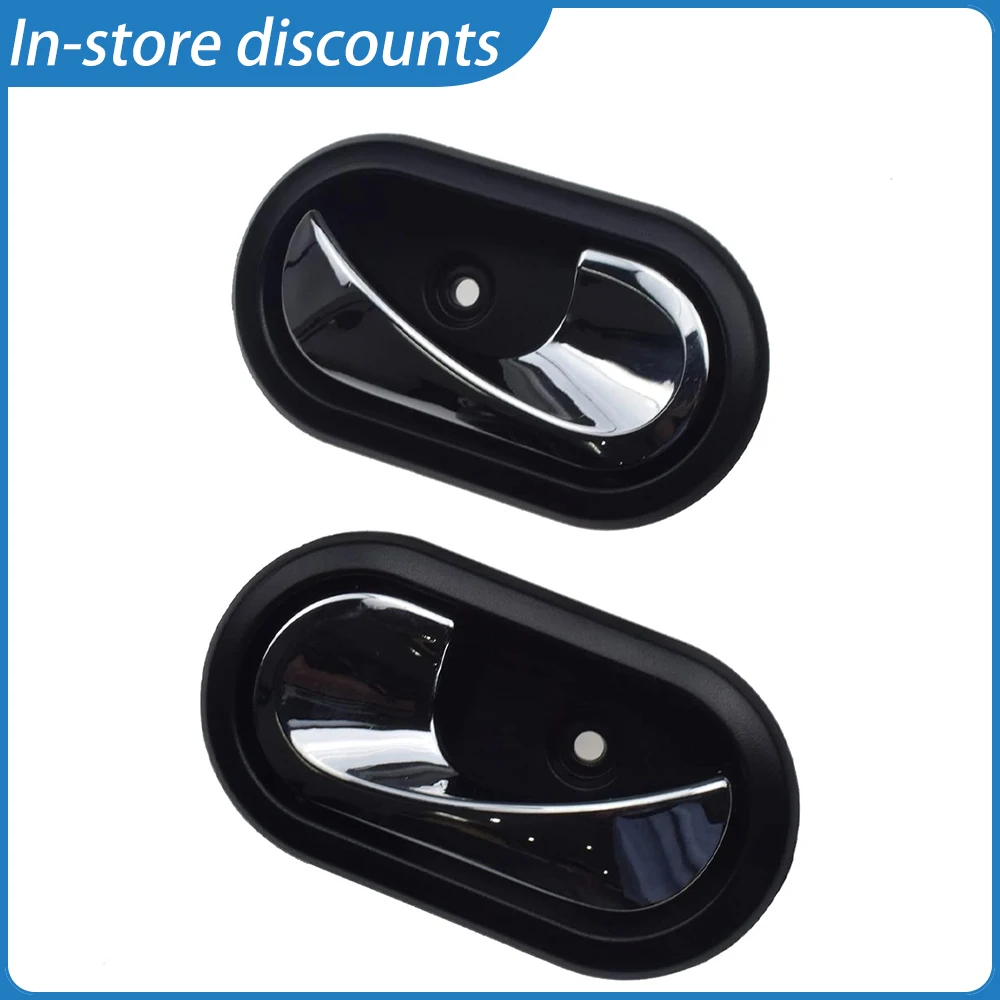 

New Pair Left & Right Interior Door Handles for 2012-2016 Renault Logan Duster, Quality Replacement, OEM 8200733848 8200733847