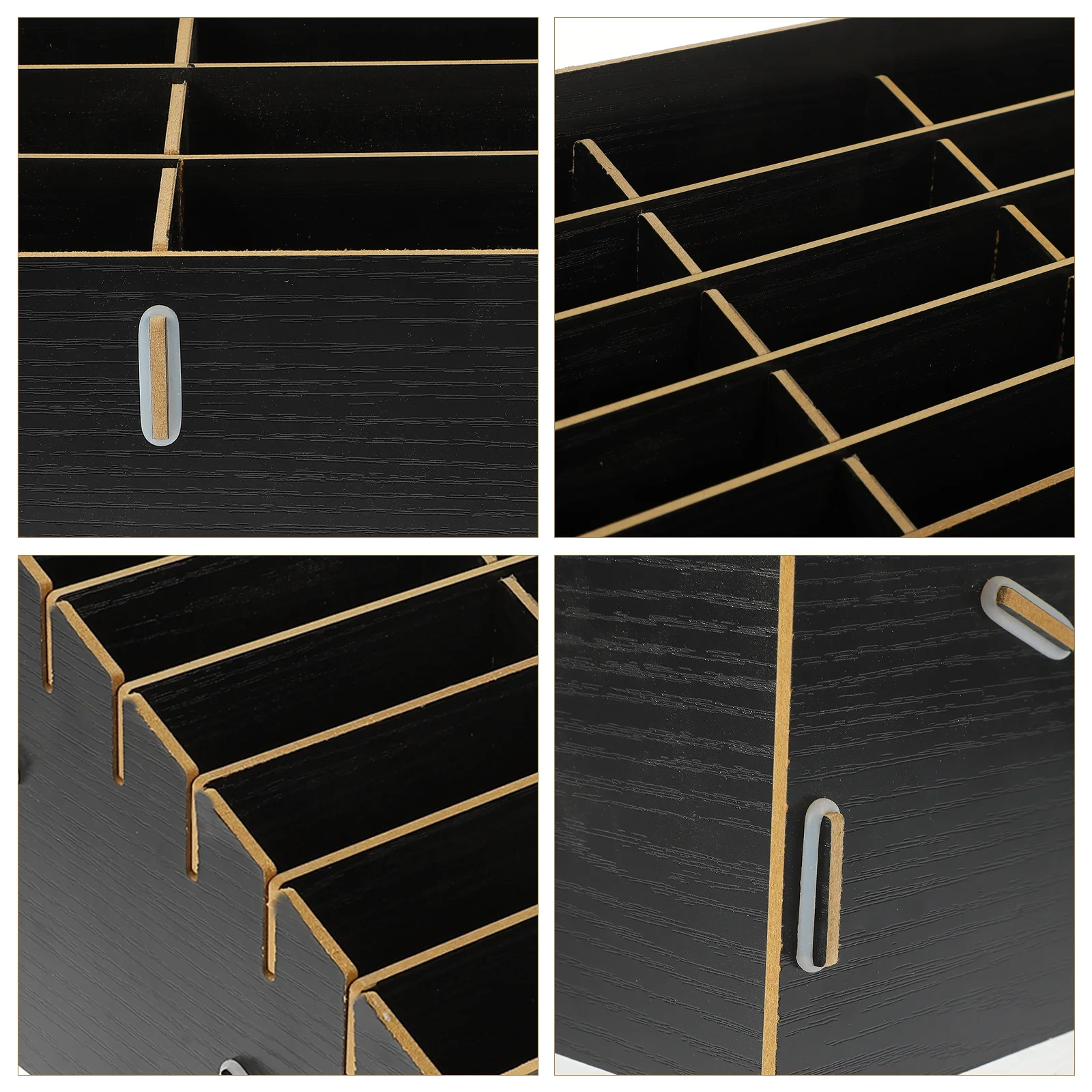 

Wooden Desktop Storage Box For Office Cell Phone Holder Classroom Home Organizer Multiple Function Strong Load-Bearing Wood