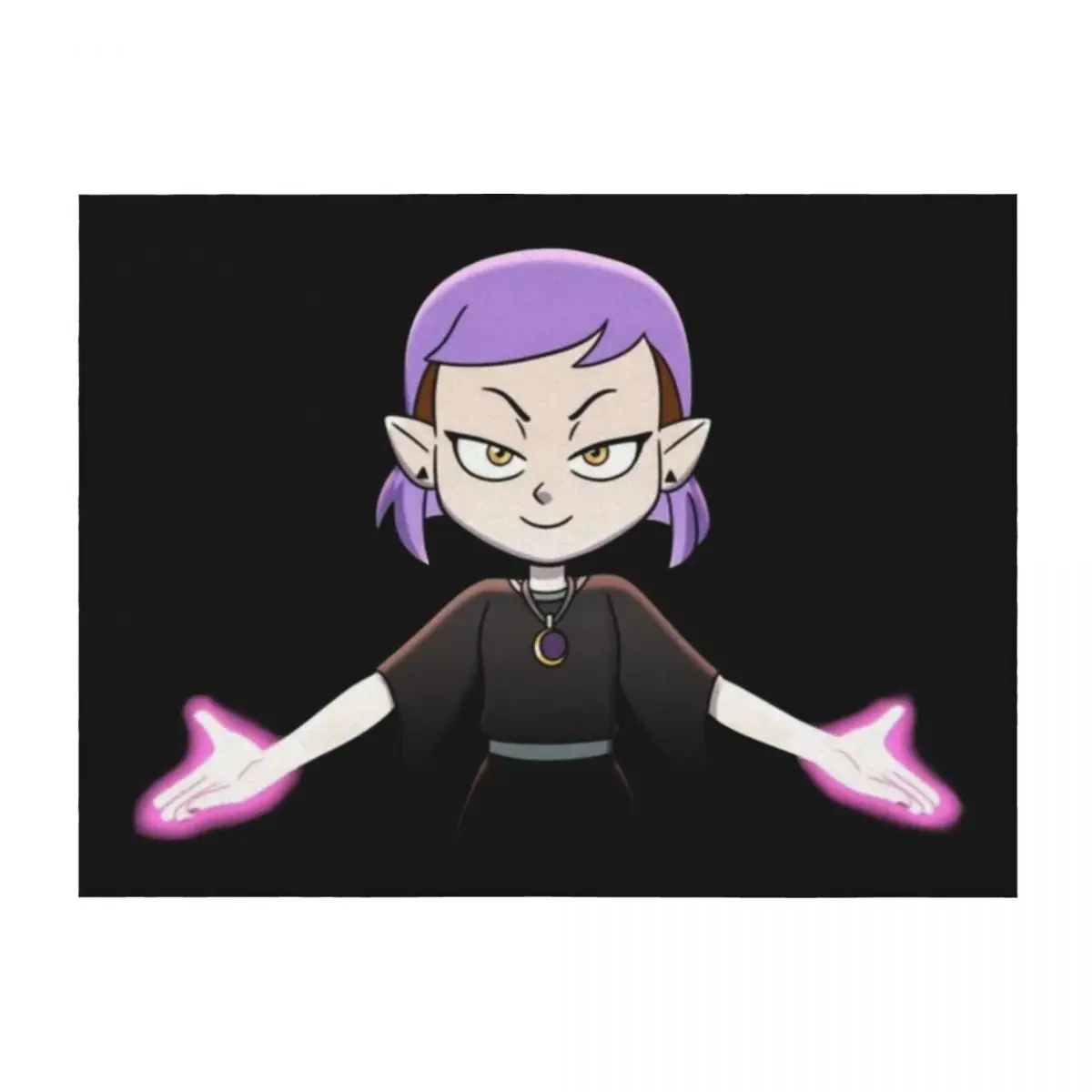 

amity blight updated purple hair intro Throw Blanket Summer Beddings Baby Plush Blankets