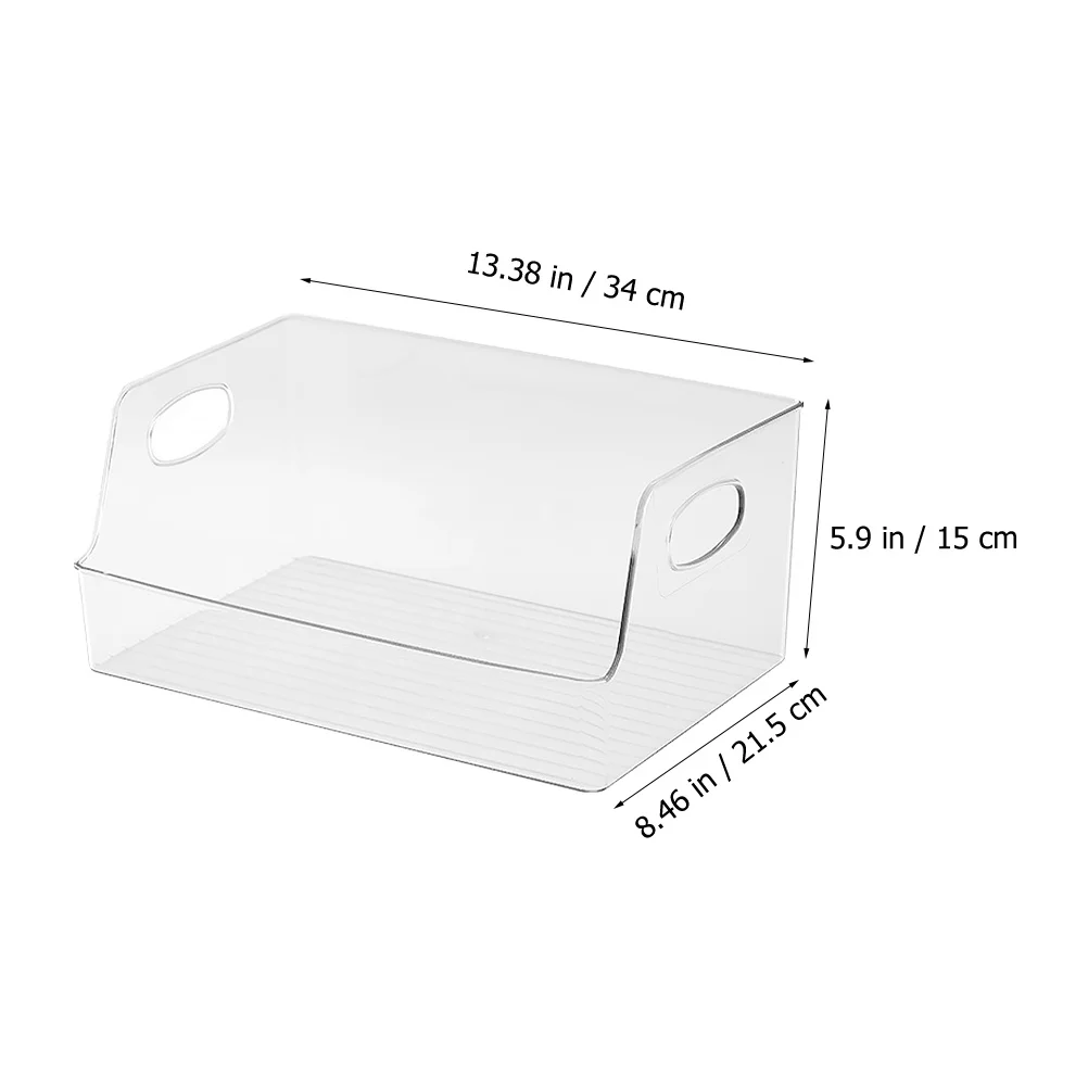 

Book Bin Storage Organizer Clear Plastic Bins For Classroom Home Office Book Shelf Documents Cube Storage Container