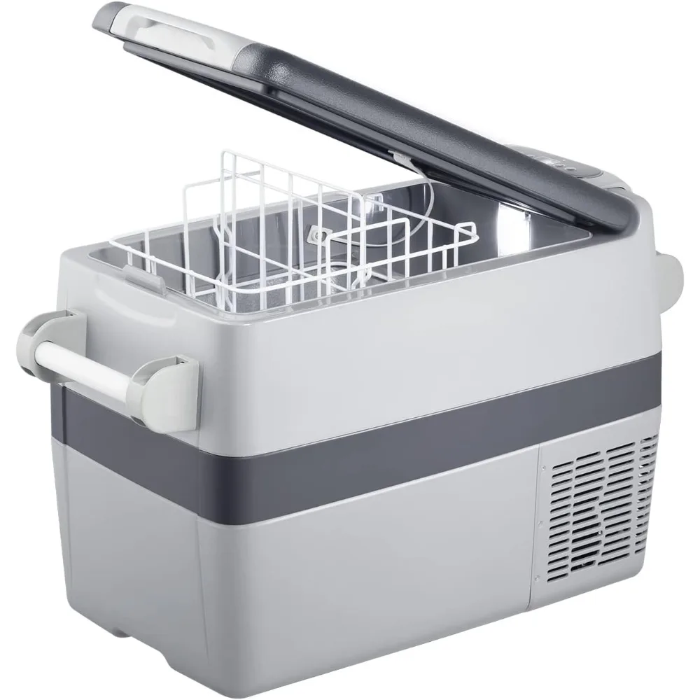 

AJ40 Portable Refrigerator Portable Freezer 42 Quart Electric Cooler Car Refrigerator 12/24V DC Cable & 110/240V AC Car Fridge