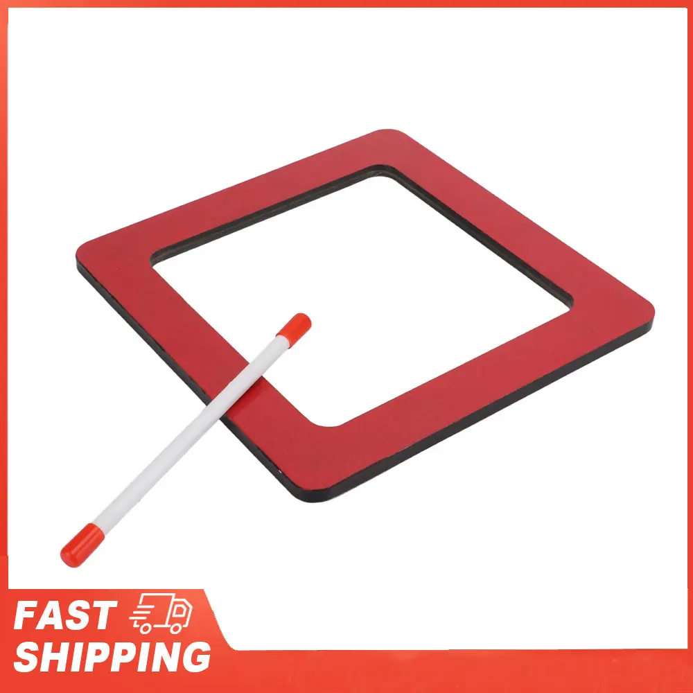 Red Children Enlightenment Percussion Instrument Tool Hand Drum Compressed Board Resin Skin Tools